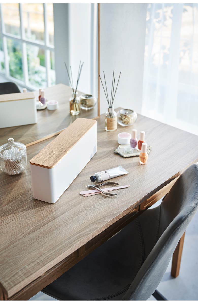 Yamazaki Nail Polish Organizer, Alternate, color, White