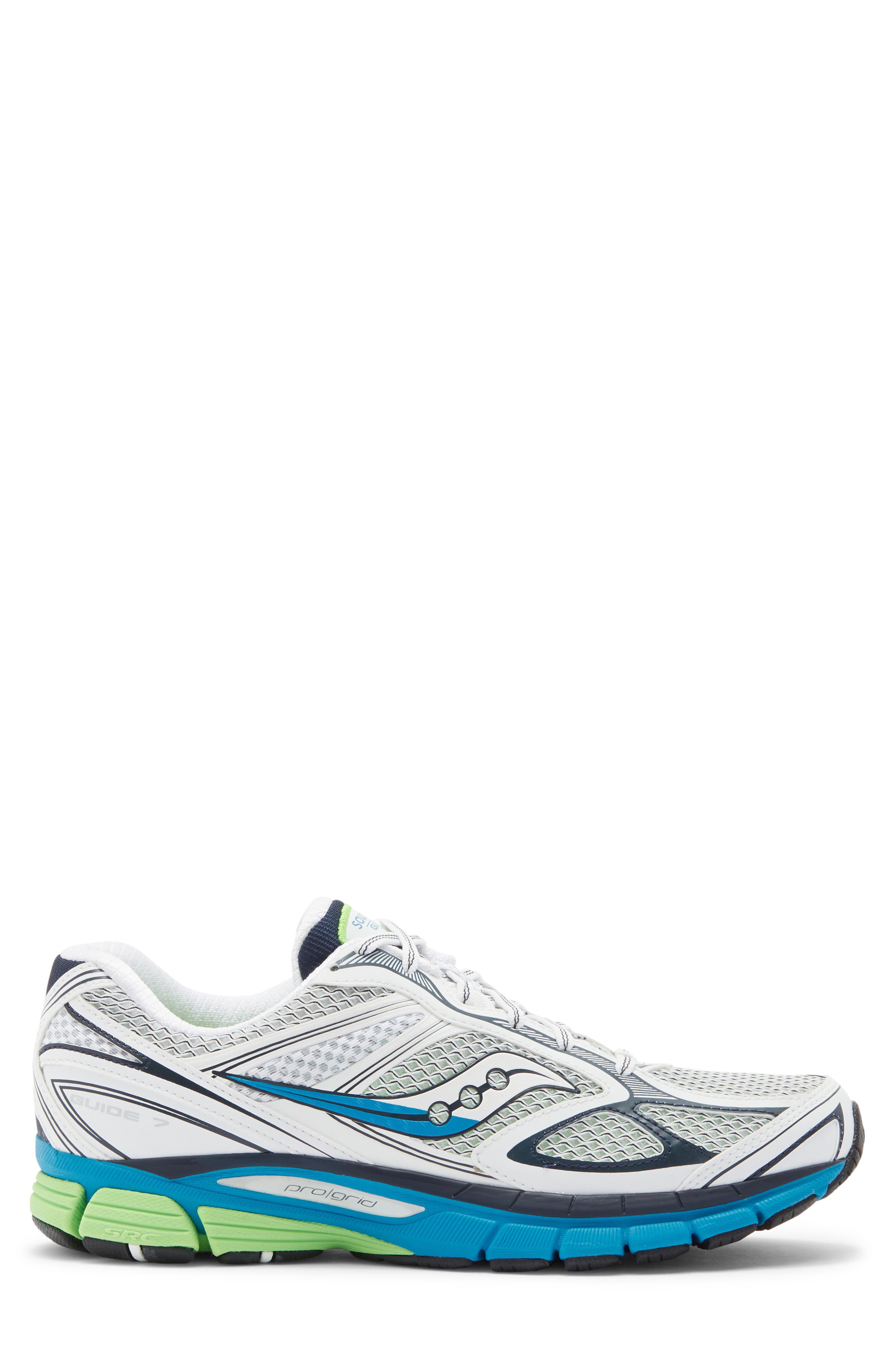 Gender Inclusive ProGrid Guide 7 Sneaker, Alternate, color, WHITE/ BLUE