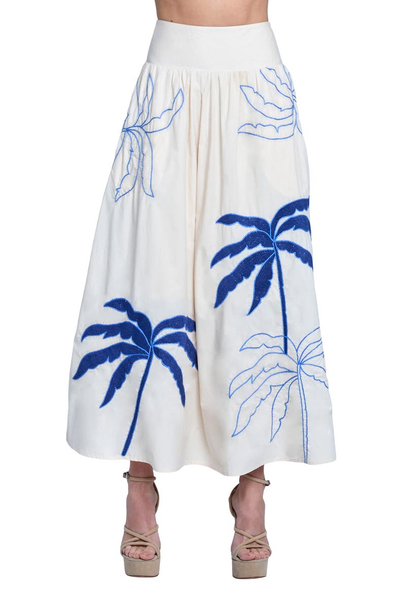 Nuri Maxi Skirt, Main, color, TAUPE/ BLUE
