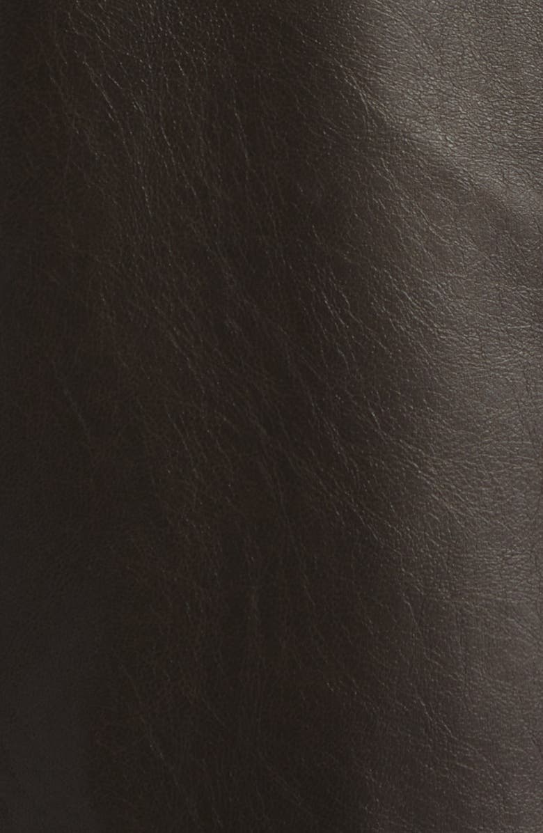 GIA STUDIOS Shawl Collar Faux Leather Jacket, Alternate, color,