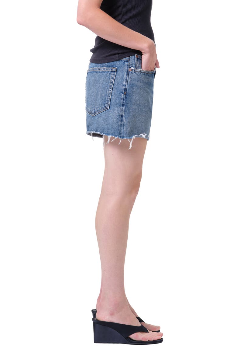 Nye Denim Cutoff Shorts, Alternate, color, BOUNTY MED CLASSIC WASH INDIGO