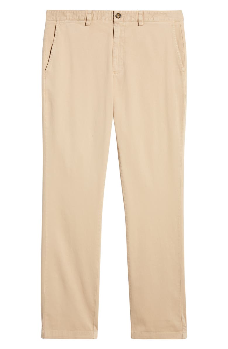 Johnston & Murphy Flat Front Chinos, Alternate, color, Sand