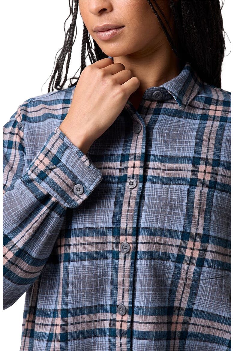 Venture Classic Flannel Shirt - Women's, Alternate, color, Midnight Blue Peeler Plaid