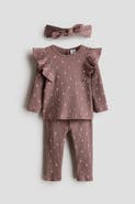 H&M 3-piece Printed Cotton Set