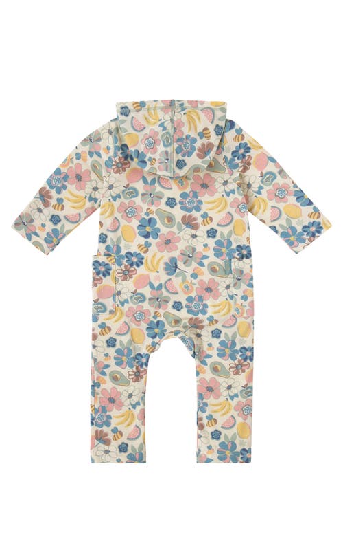 Uv Skinz Hooded Everyday Romper In Multi
