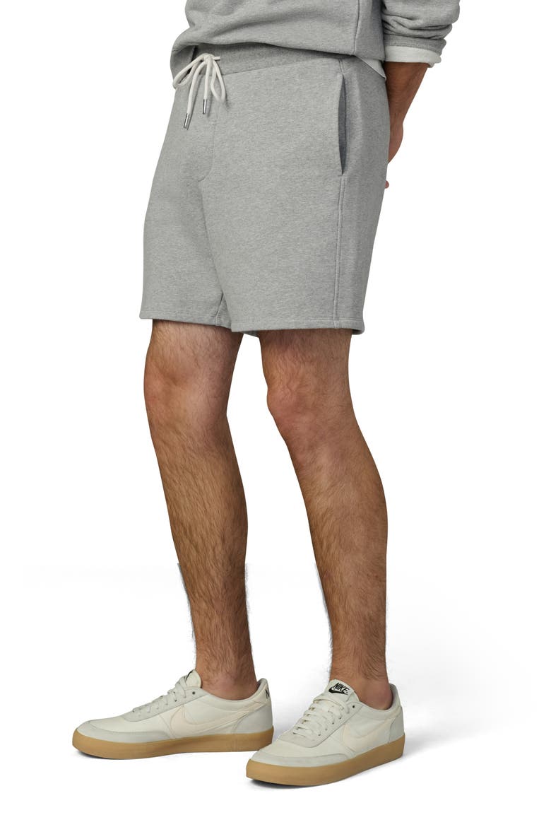 Bespoke Cotton Drawstring Shorts, Alternate, color, HEATHER GREY