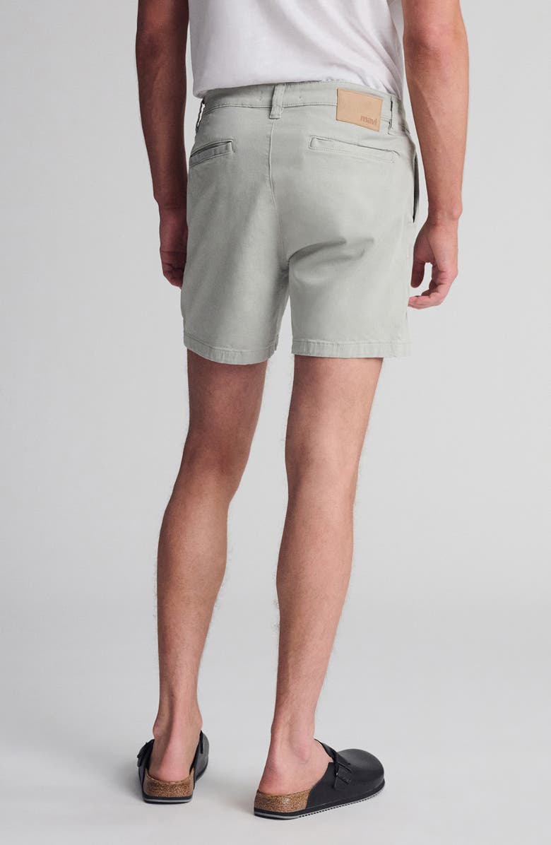 Mavi Jeans Nate Flat Front Stretch Twill Shorts, Alternate, color, Pistachio Casual Twi