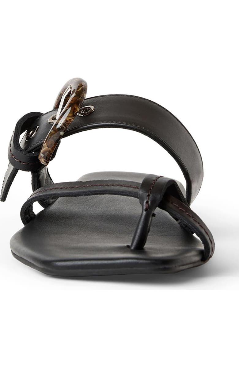 Aquatalia Asti Weatherproof Slide Sandal, Alternate, color, Black Leather