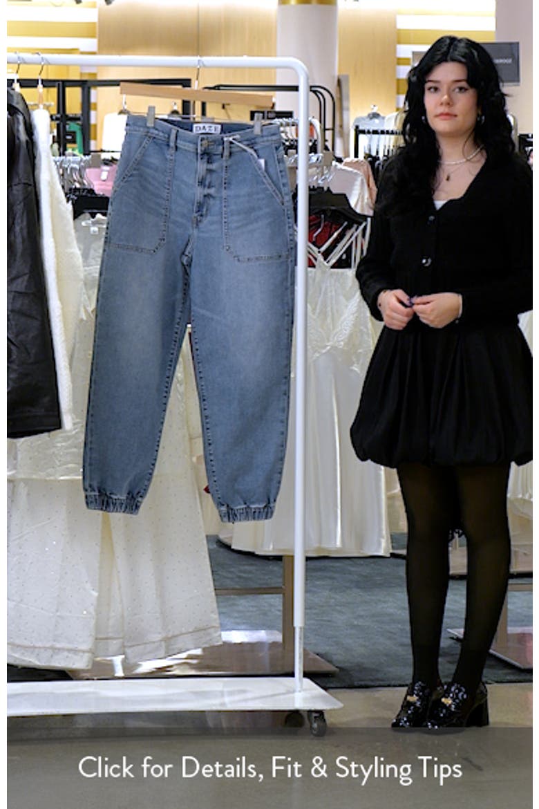 The Champ High Waist Denim Joggers video