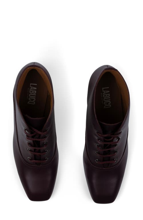 Labucq Jil Leather Boot In Burgundy