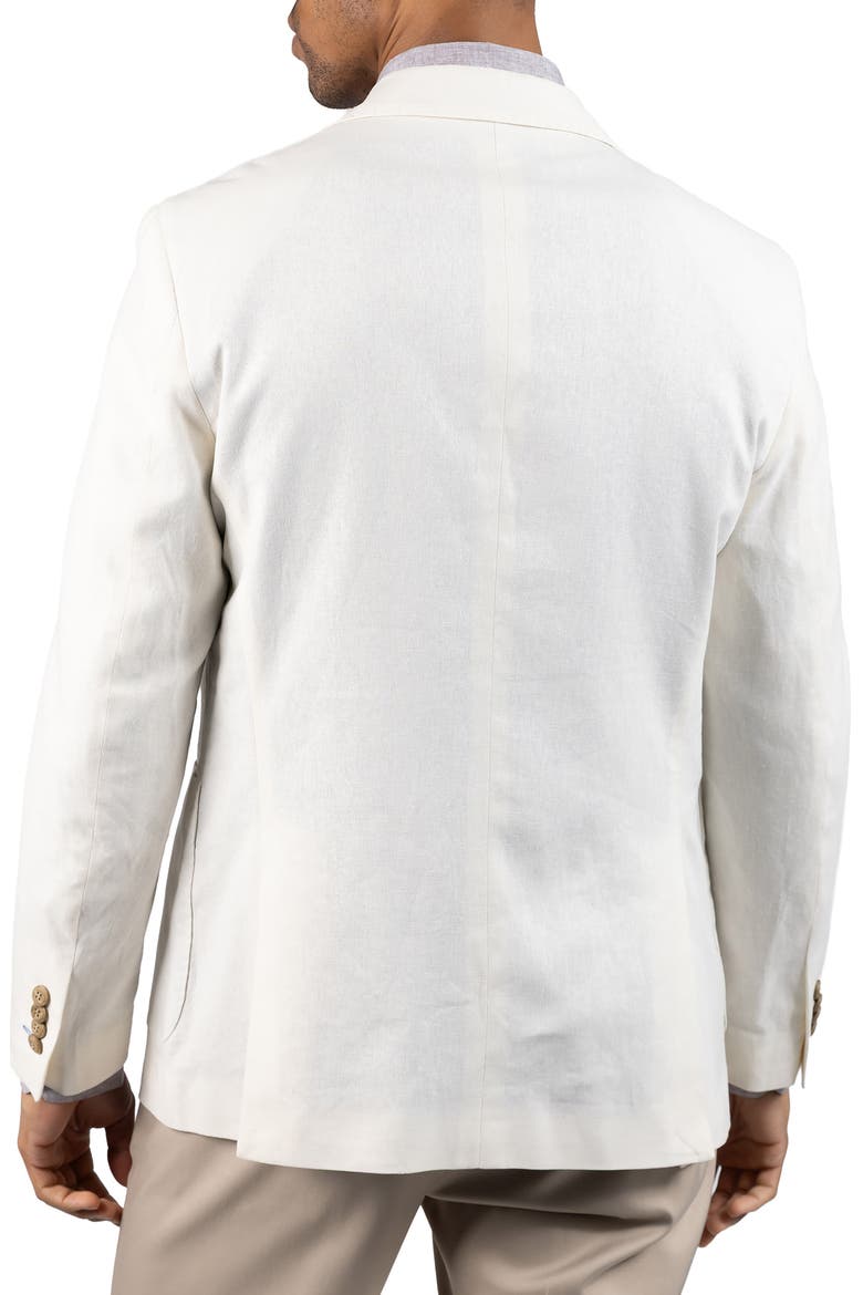Textured Linen Blend Sport Coat, Alternate, color, ECRU