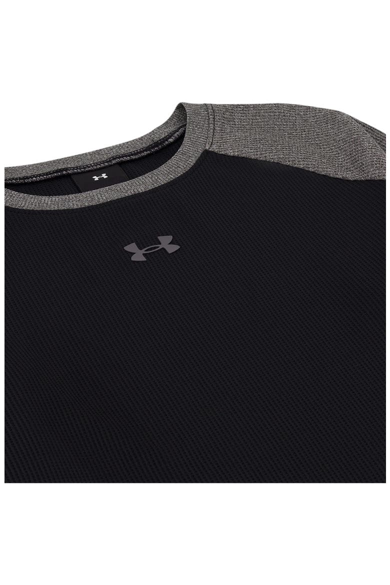 Kids' Thermal Raglan T-Shirt, Alternate, color, BLACK