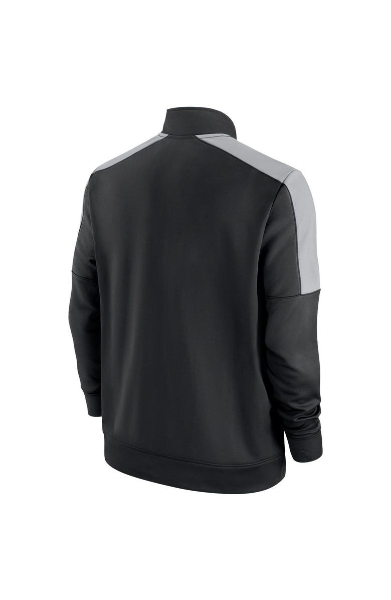 Nike Men's Nike Black New Orleans Saints Historic Track Full-Zip Jacket, Alternate, color, 