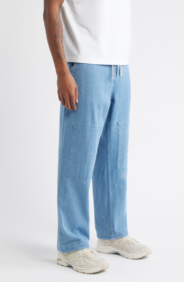 PLEASURES Blitz Wide Leg Jeans, Alternate, color, Indigo