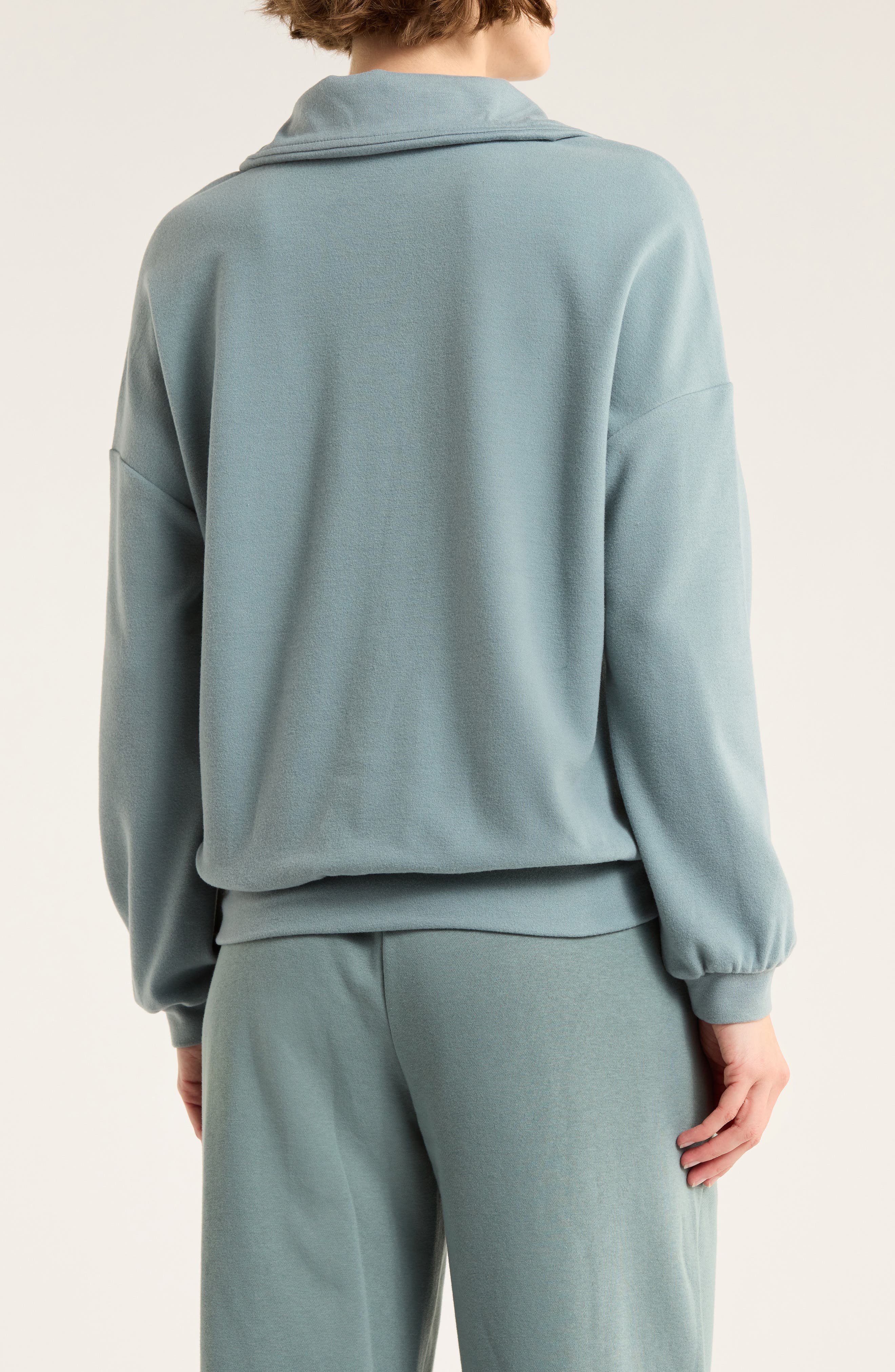 Cozy Half Zip Pullover Sweatshirt - image 4