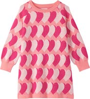 Hatley Kids' Heart Jacquard Trapeze Dress