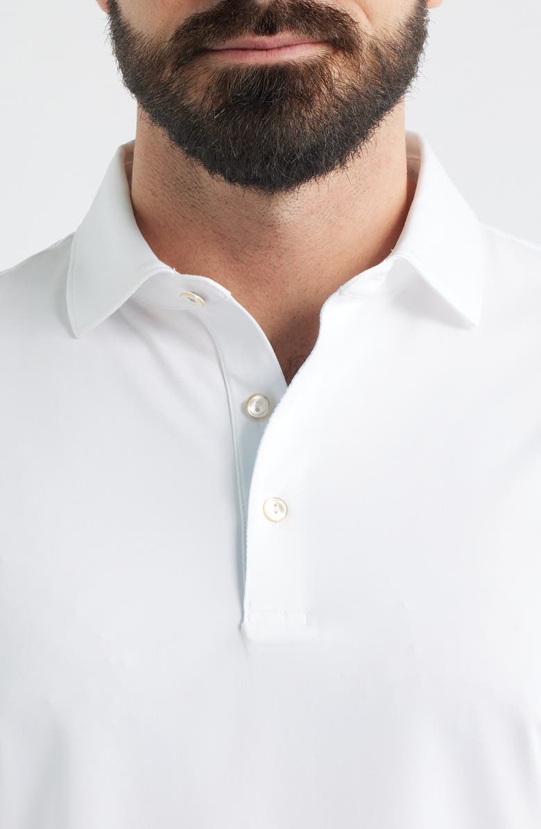 Peter Millar Performance Jersey Polo, Alternate, color, White