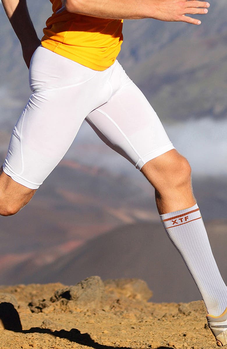 EXTREME FIT Pack of 6 Compression Knee High Socks, Alternate, color, White