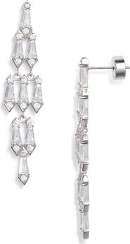 Nordstrom Kite Cubic Zirconia Chandelier Drop Earrings