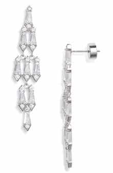Nordstrom Kite Cubic Zirconia Chandelier Drop Earrings