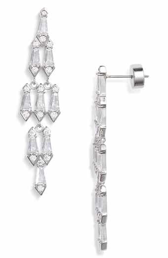 Nordstrom Kite Cubic Zirconia Chandelier Drop Earrings
