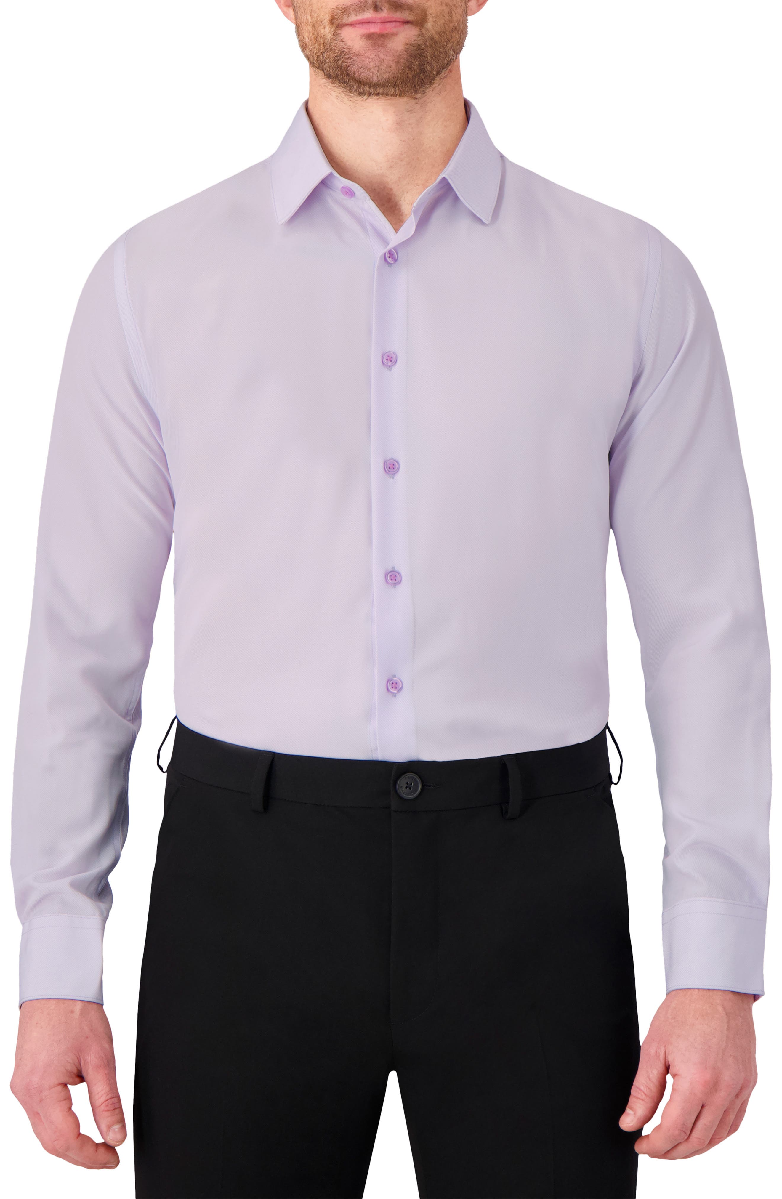 Report Collection Slim Fit 4-Way Stretch Button-Up Shirt