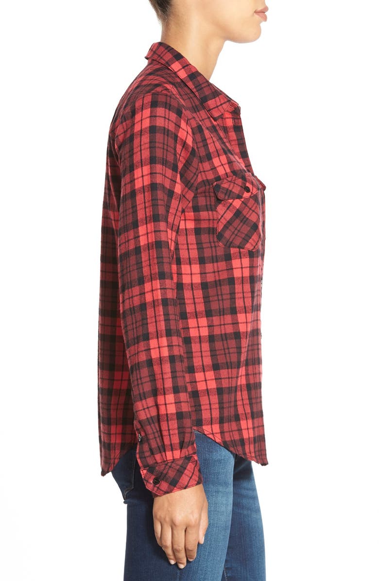 Sanctuary 'Hoyden' Plaid Flannel Shirt, Alternate, color,