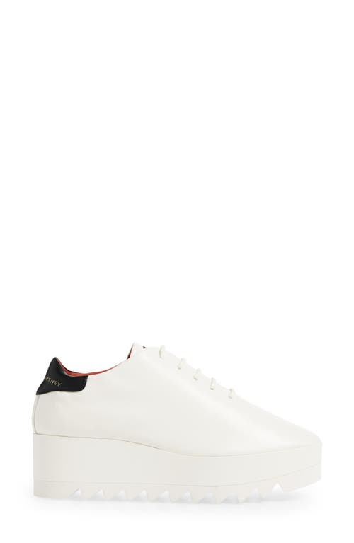 Stella Mccartney Sneakelyse Platform Sneaker In White