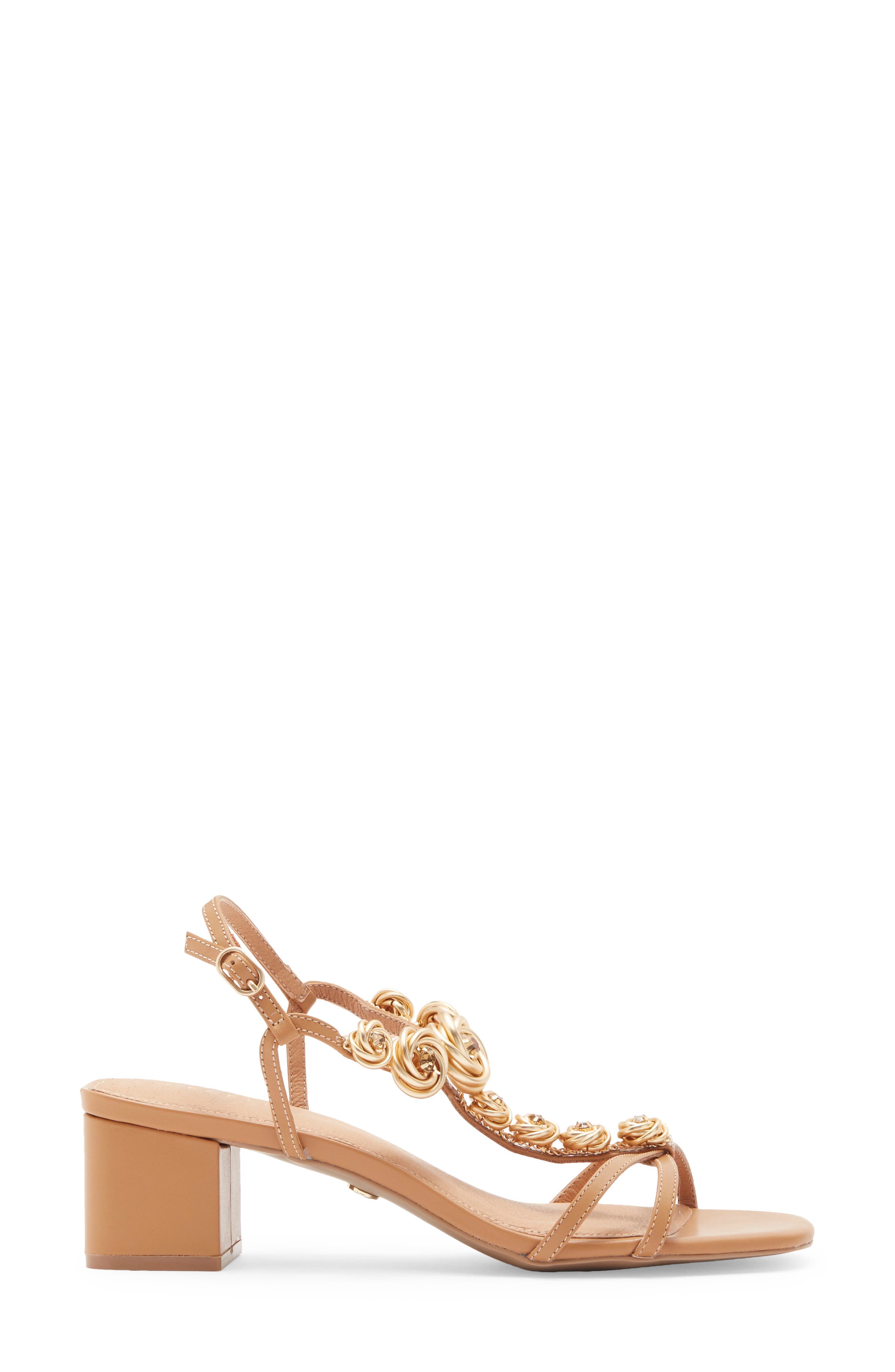 Cecelia New York Abbot T-Strap Sandal, Alternate, color, Tan