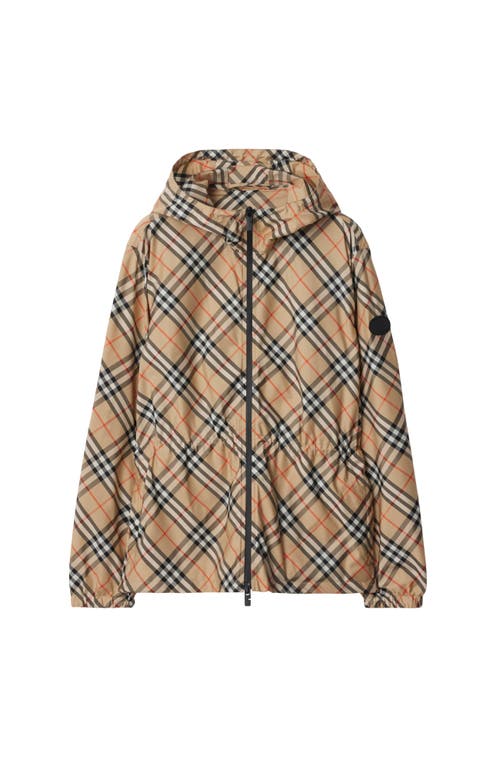 Burberry Archivio Check Hooded Jacket