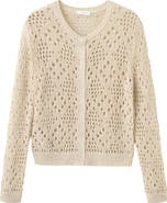 MANGO TEEN Open Stitch Cardigan