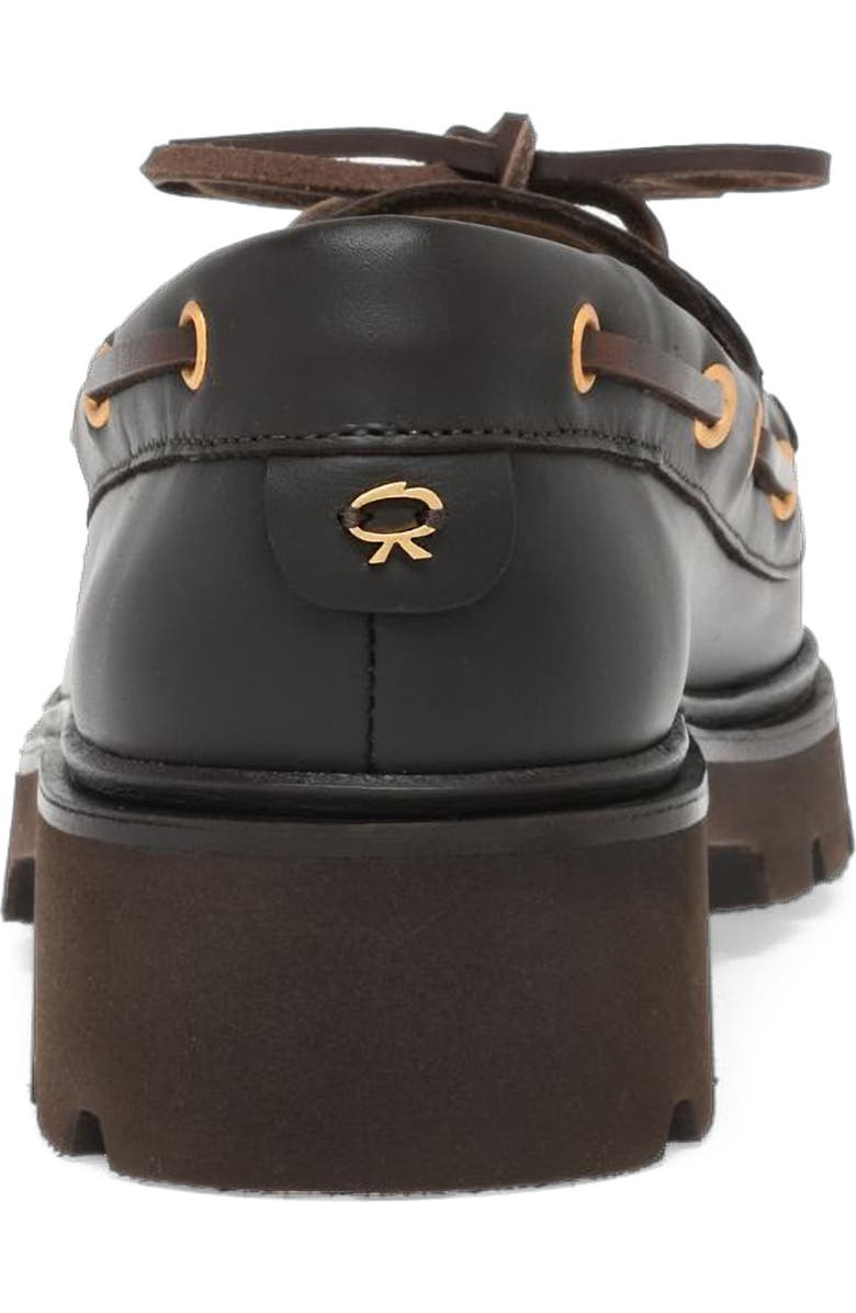 Gianvito Rossi Olonne Boat Shoes, Alternate, color, Brown Calf