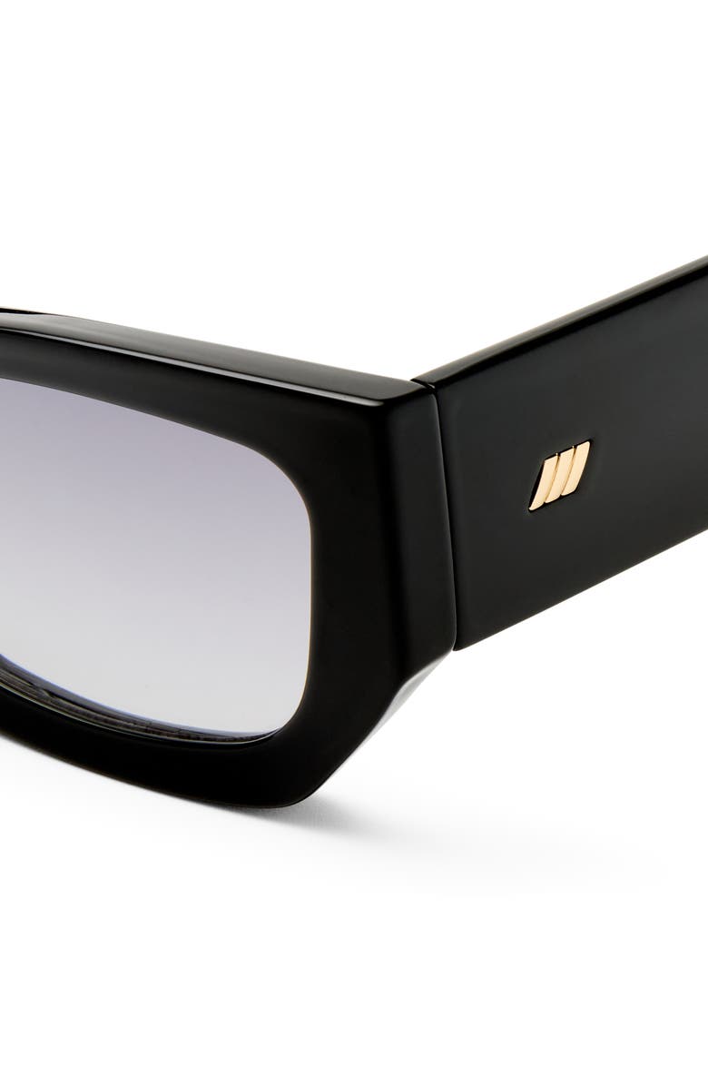 Le Specs Beachcomber 52mm D-Frame Sunglasses, Alternate, color, Black / Smoke Grad
