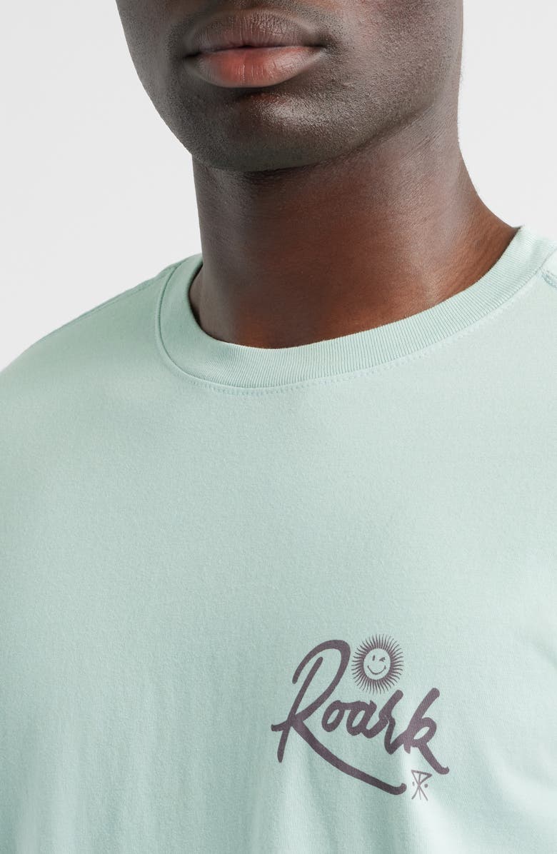Roark Palm Gorge Graphic T-Shirt, Alternate, color, Harbor