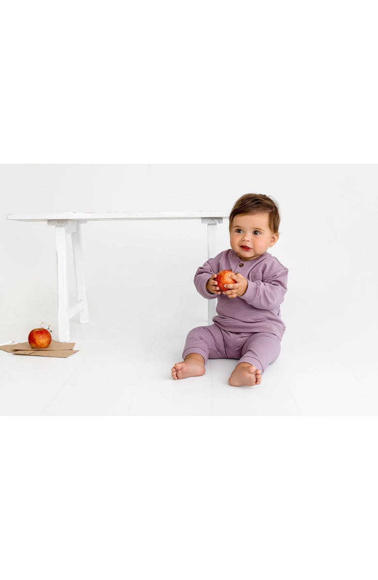 Pouf Henley Sweatsuit, Alternate, color, 