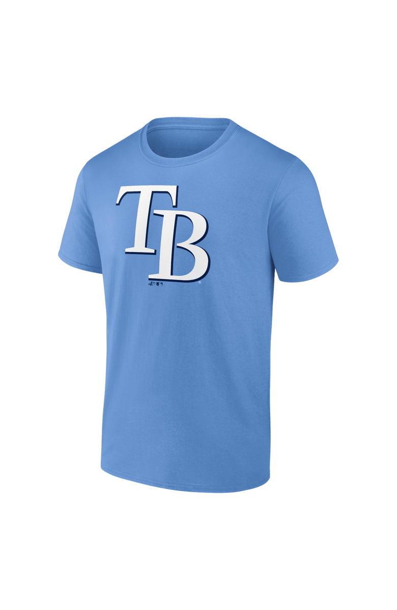 Logo Athletic Men's Logo Athletic Light Blue Tampa Bay Rays Official Logo T-Shirt, Alternate, color, Light Blue
