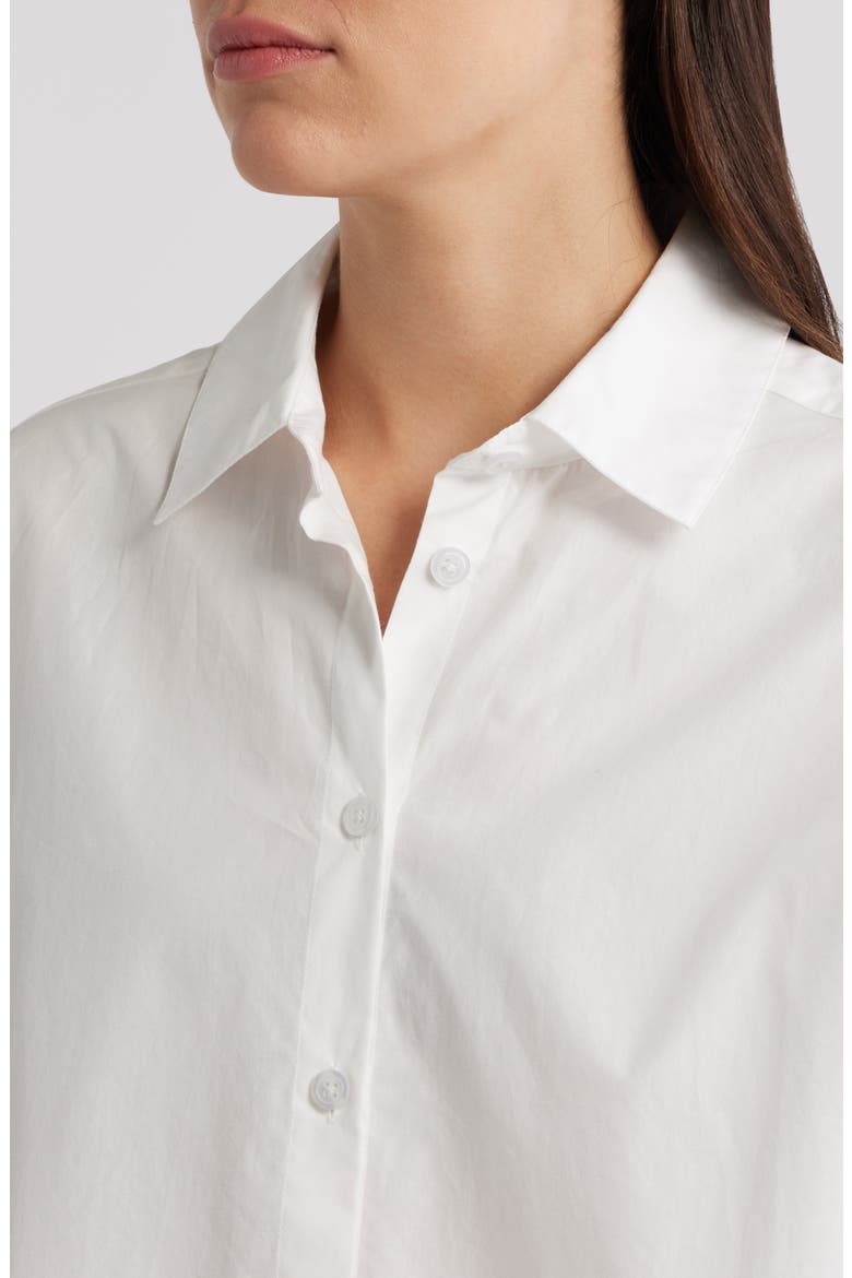 Rhodes Poplin Button-Up Shirt, Alternate, color, SUMMER WHITE