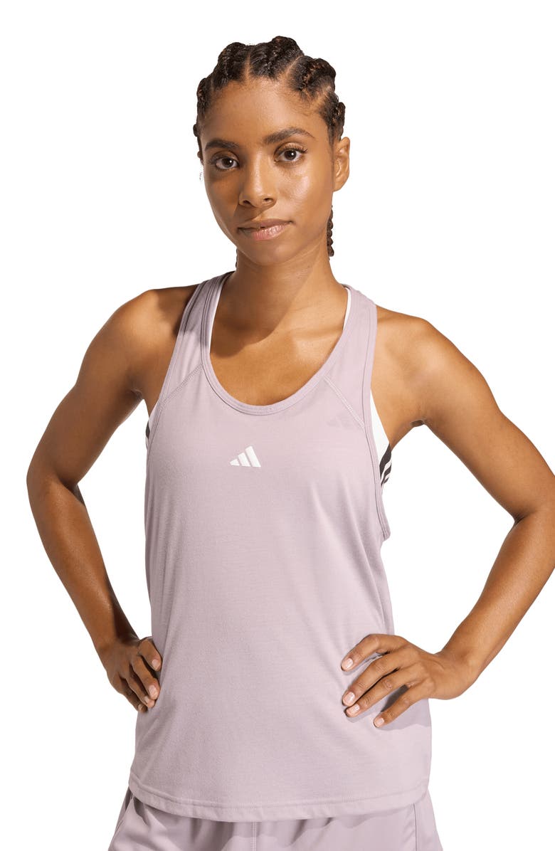 adidas Pacer Essentials Two-Piece Set, Alternate, color, Preloved Fig/ White