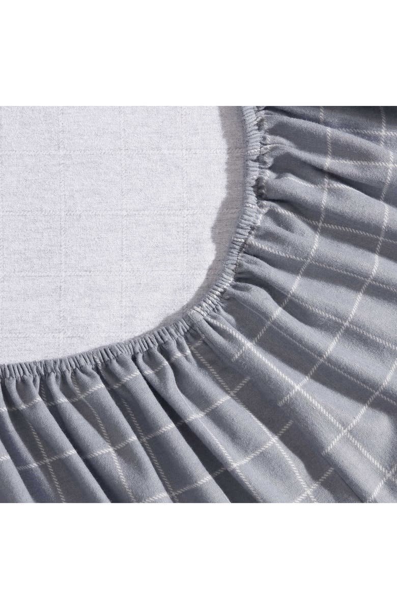 Eddie Bauer Great Plains Plaid Print Flannel Sheet Set, Alternate, color, Medium / Dark Grey