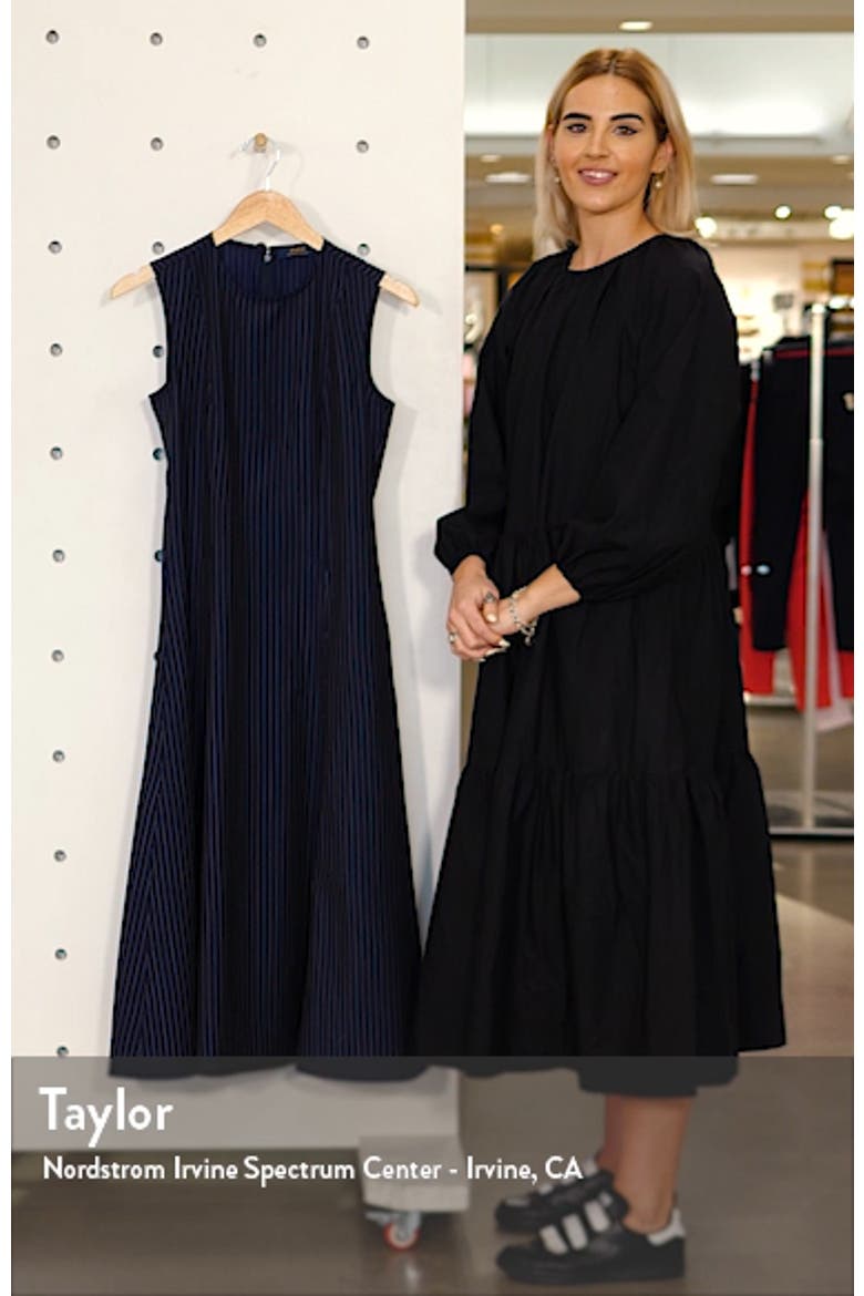 Pinstripe Midi Dress video