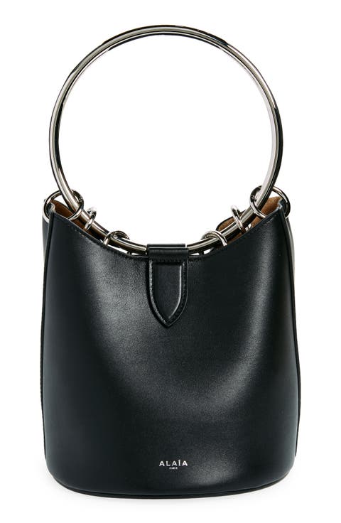 Medium Ring Handle Bucket Bag