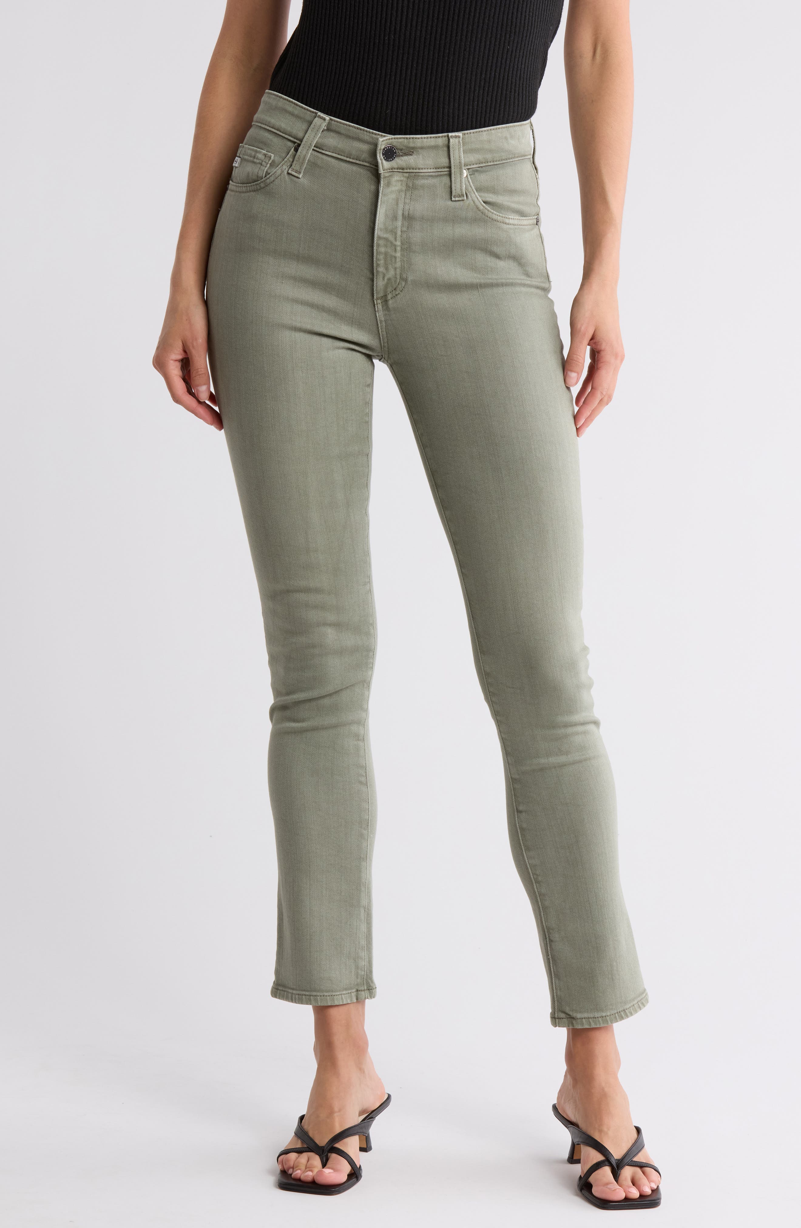 AG Mari High Waist Slim Straight Leg Jeans
