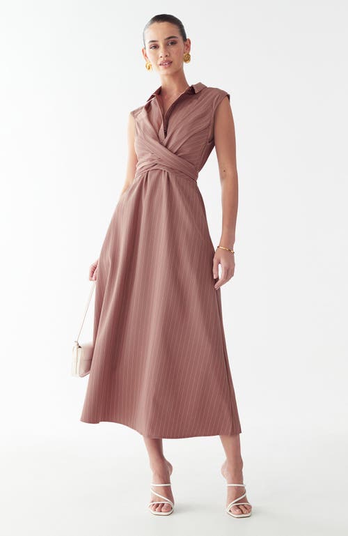 Willa Gaia Midi Dress In Pink
