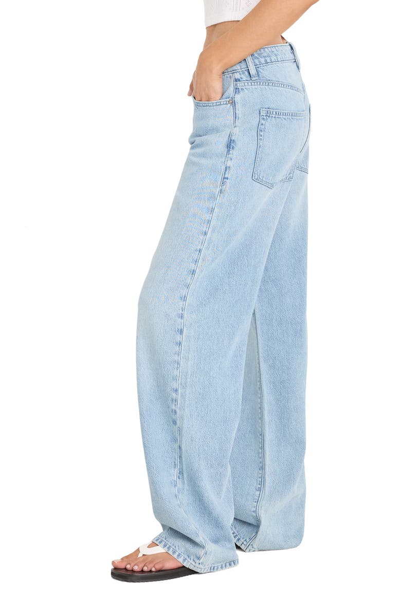 Weightless Wide Leg Jeans, Alternate, color, INDIGO1250