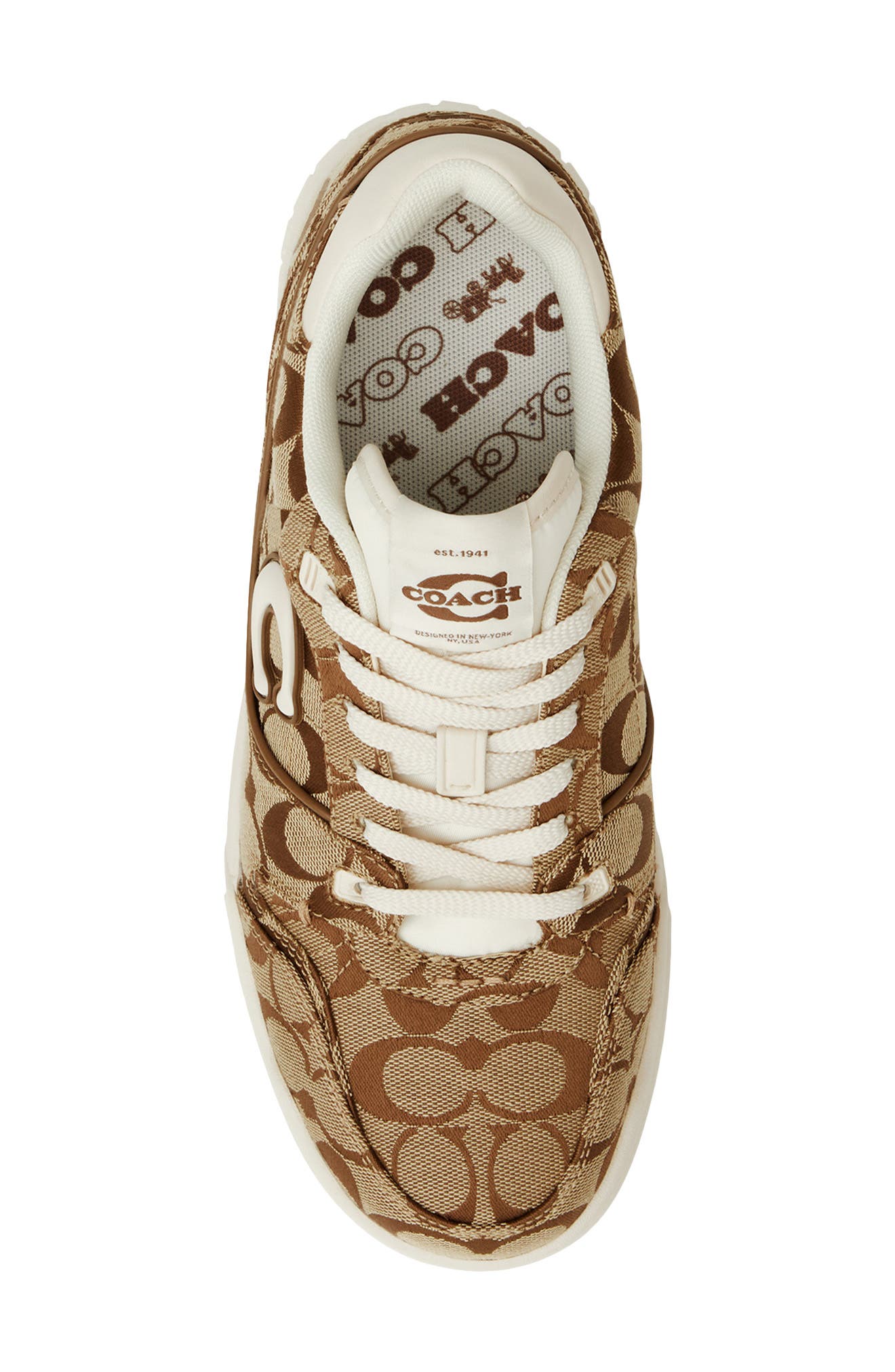 Soho Signature Sneaker, Alternate, color, CHALK MULTI