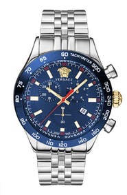 Versace Hellenyium Chronograph Bracelet Watch, 44mm