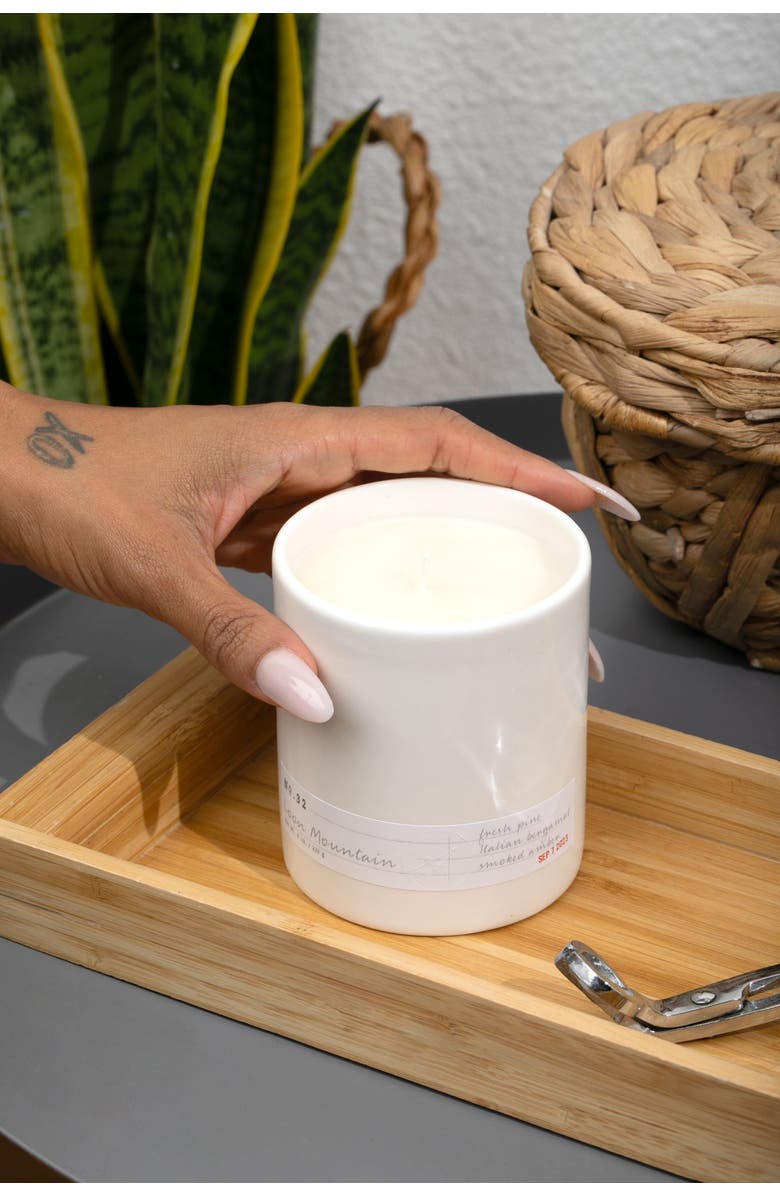 Aerangis No. 32 Loon Mountain Scented Candle, Alternate, color, White