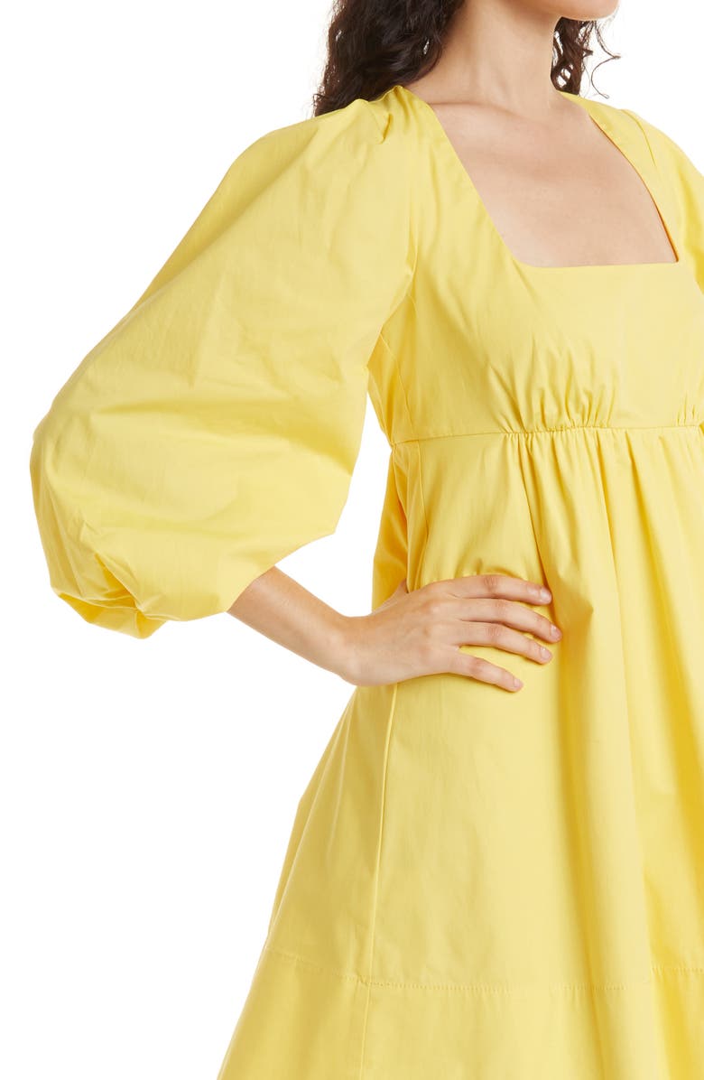 STAUD Sophie Long Sleeve Dress, Alternate, color, Wallflower