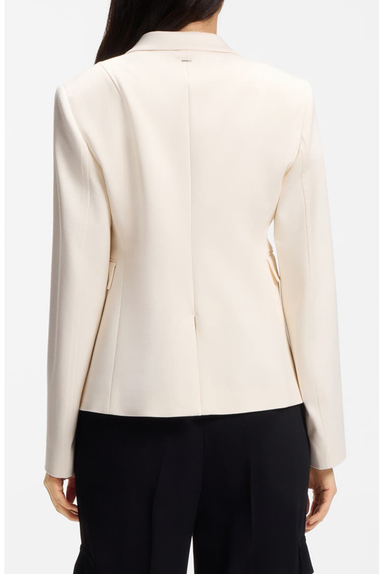 Jia Water Repellent Blazer, Alternate, color, SOFT CREAM