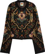 FARM Rio Majestic Hearts Knit Cardigan